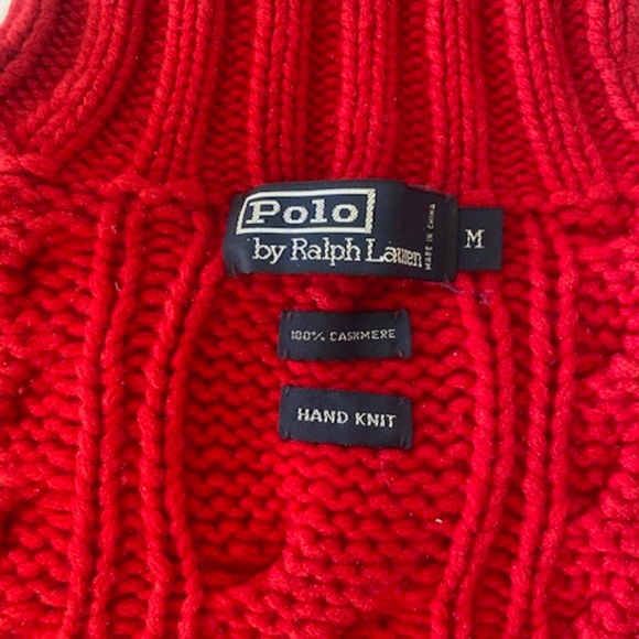 Classic Polo Ralph Lauren 100% Cashmere Turtleneck Women's M - Picture 4 of 8